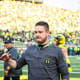 Oregon Ducks head coach Dan Lanning against the Washington Huskies.